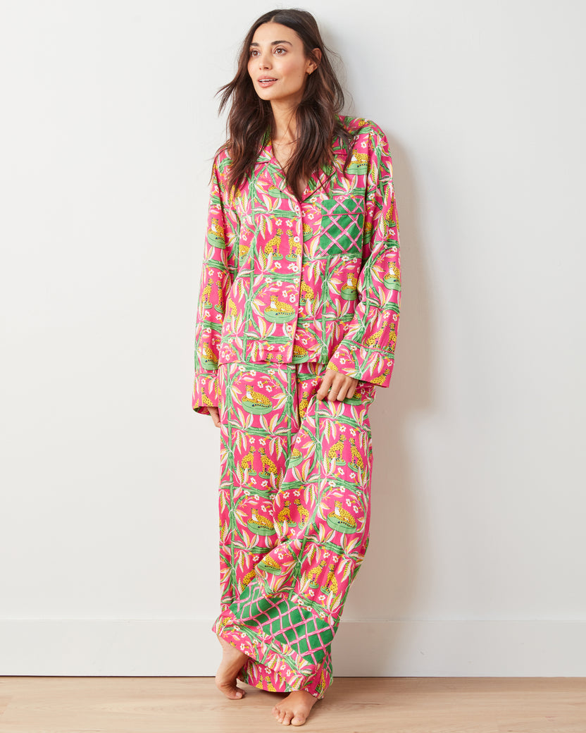 Royal Cheetah - Eco Satin Rittenhouse Set - Pink Palace - Printfresh