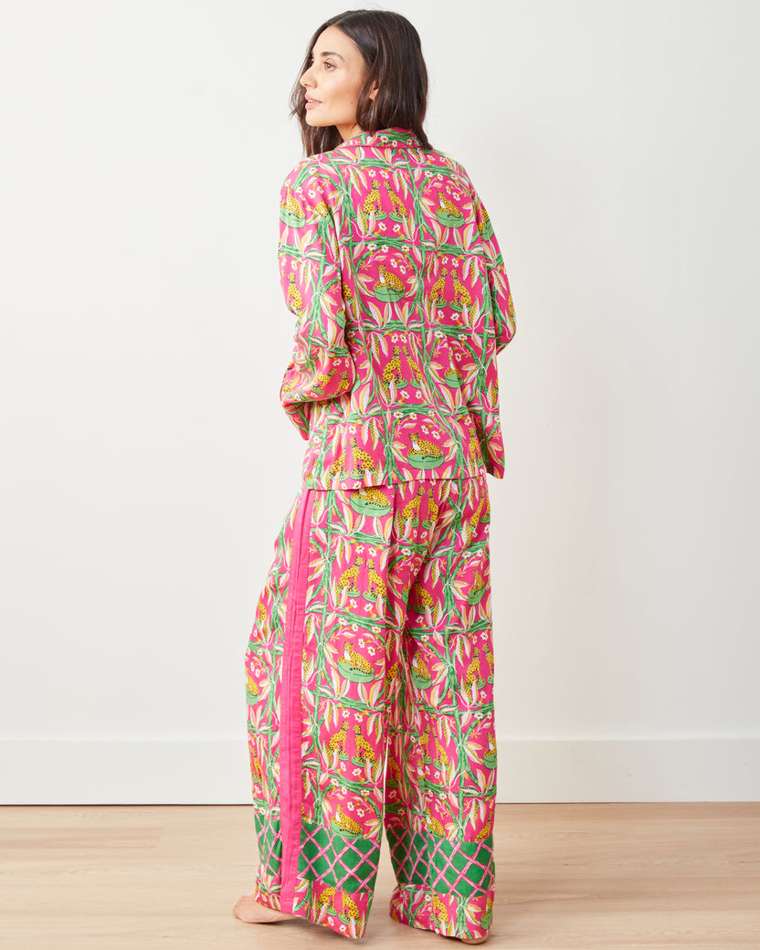 Royal Cheetah - Eco Satin Rittenhouse Set - Pink Palace - Printfresh