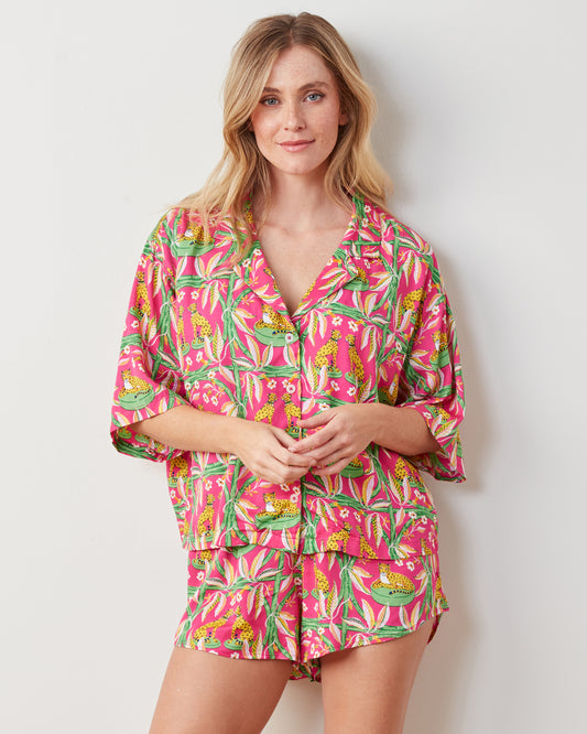 Royal Cheetah - Eco Satin Sweet Dreams Set - Pink Palace - Printfresh