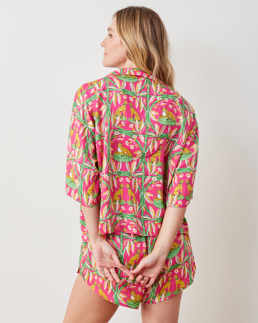 Royal Cheetah - Eco Satin Sweet Dreams Set - Pink Palace - Printfresh