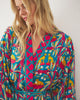 Royal Cheetah - Satin Robe - Ruby & Jade - Printfresh