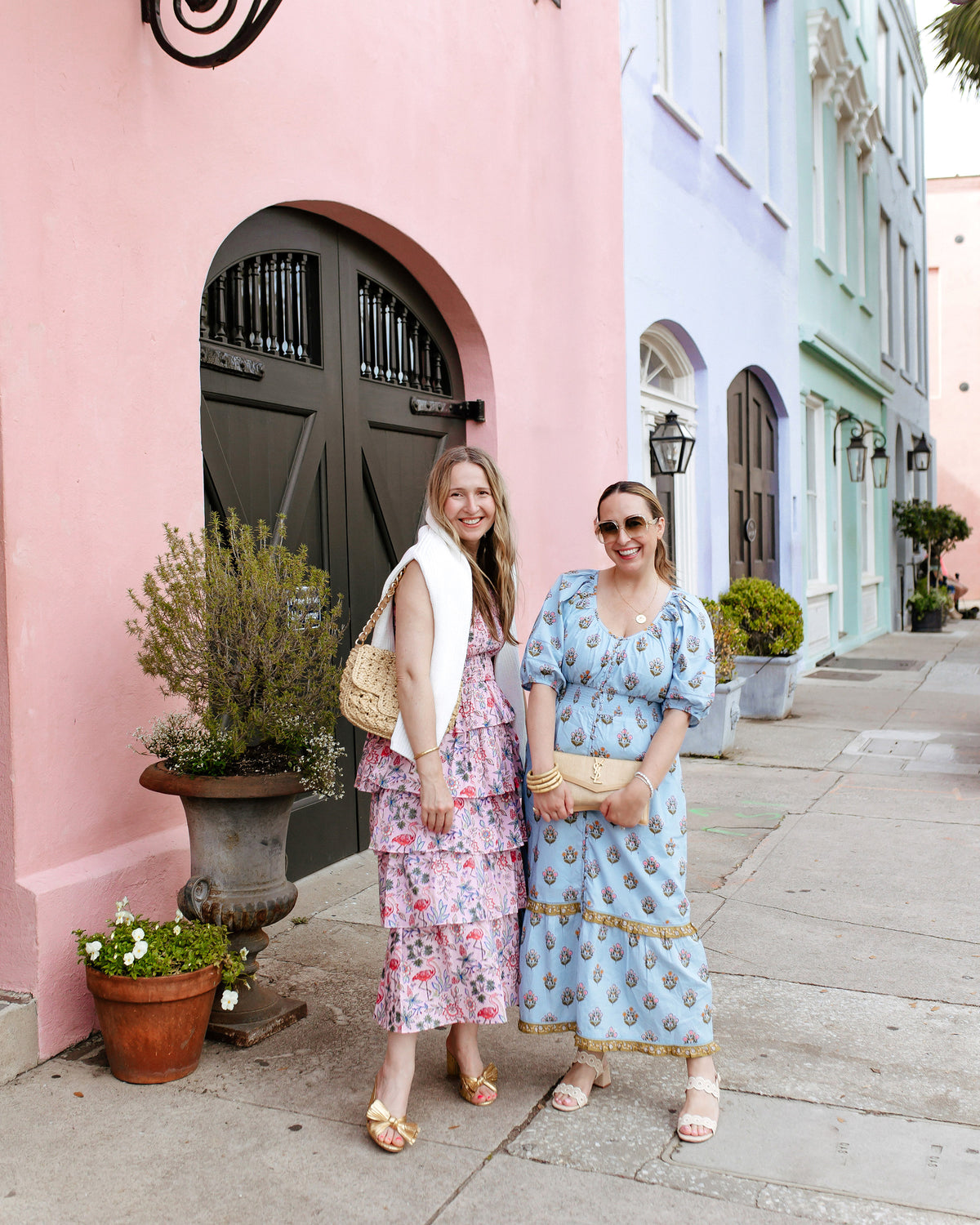 Wildflower Walks - Logan Dress - Soft Blue - Printfresh
