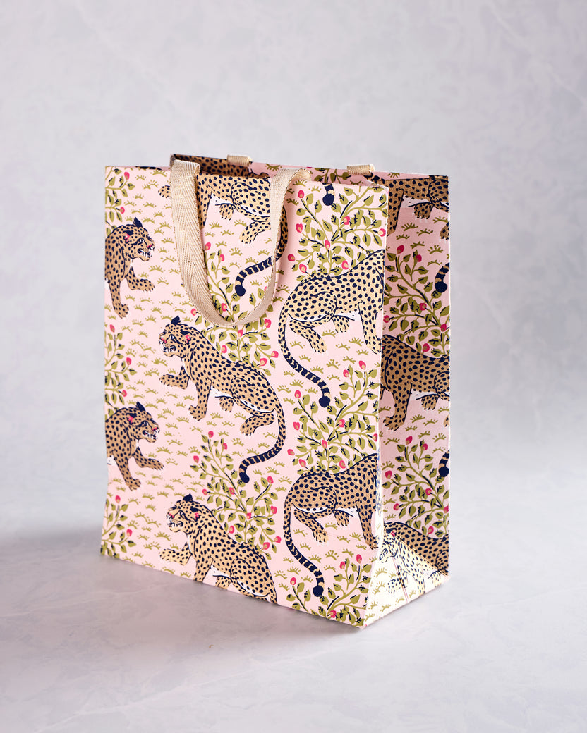 Bagheera - Handmade Small Gift Bag - Blush - Printfresh