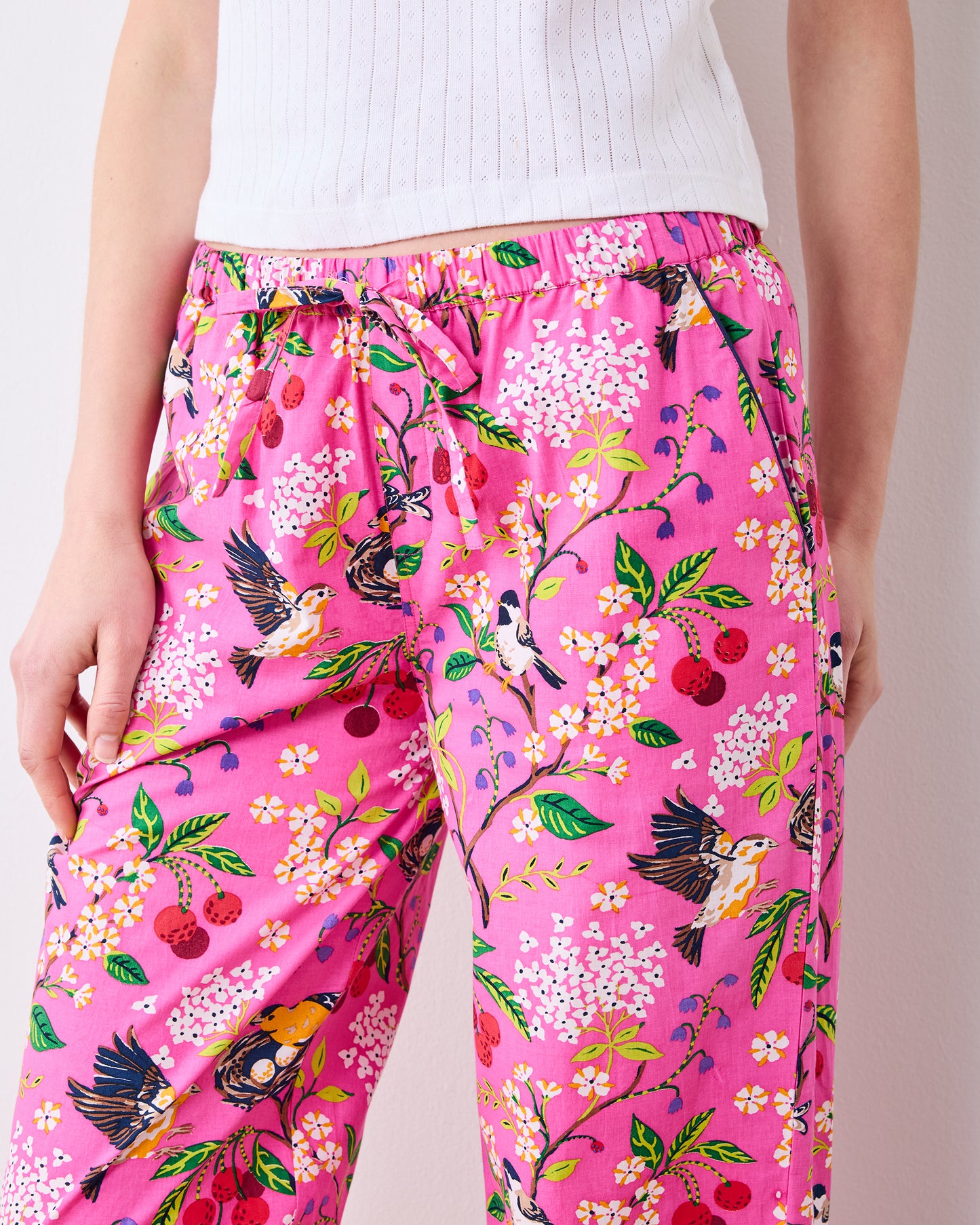 Bird & Blossom - PJ Pant - Fuschia Berry - Printfresh