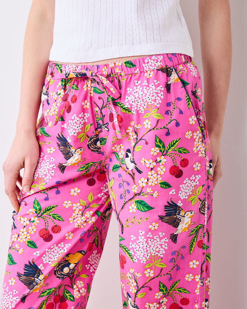 Bird & Blossom - PJ Pant - Fuschia Berry - Printfresh