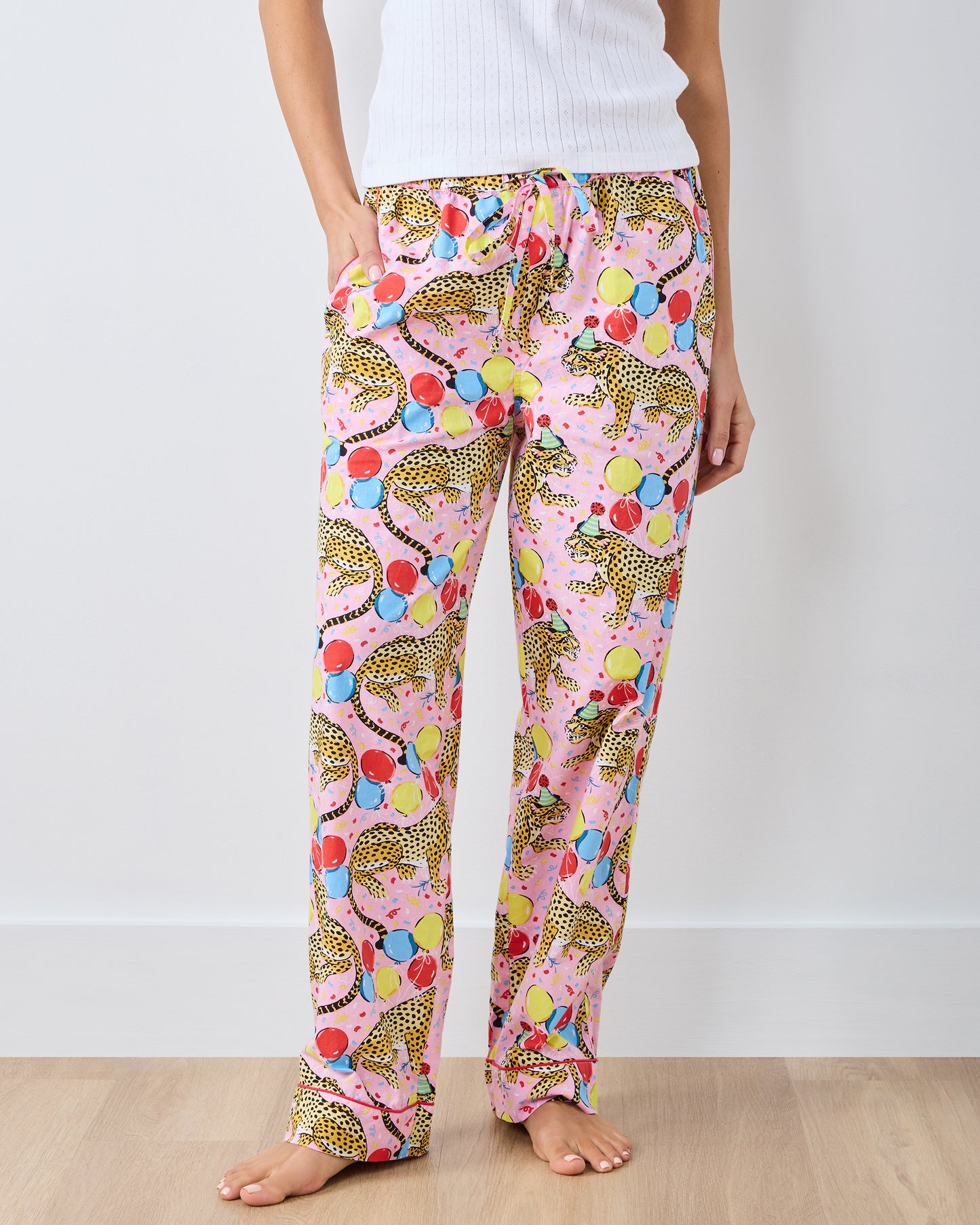 Birthday Bagheera - PJ Pant - Pink Confetti - Printfresh