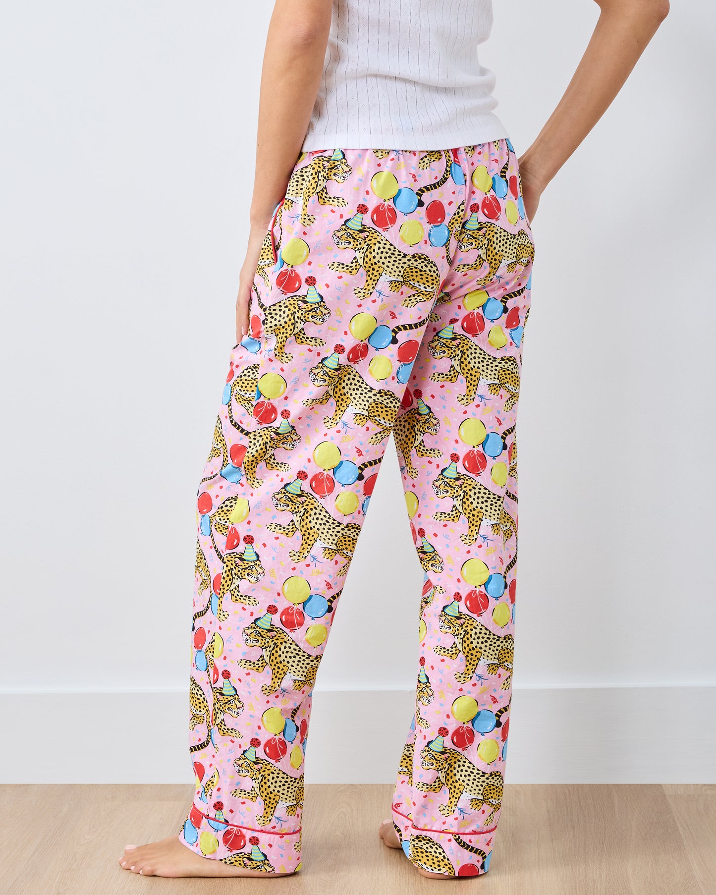 Birthday Bagheera - PJ Pant - Pink Confetti - Printfresh