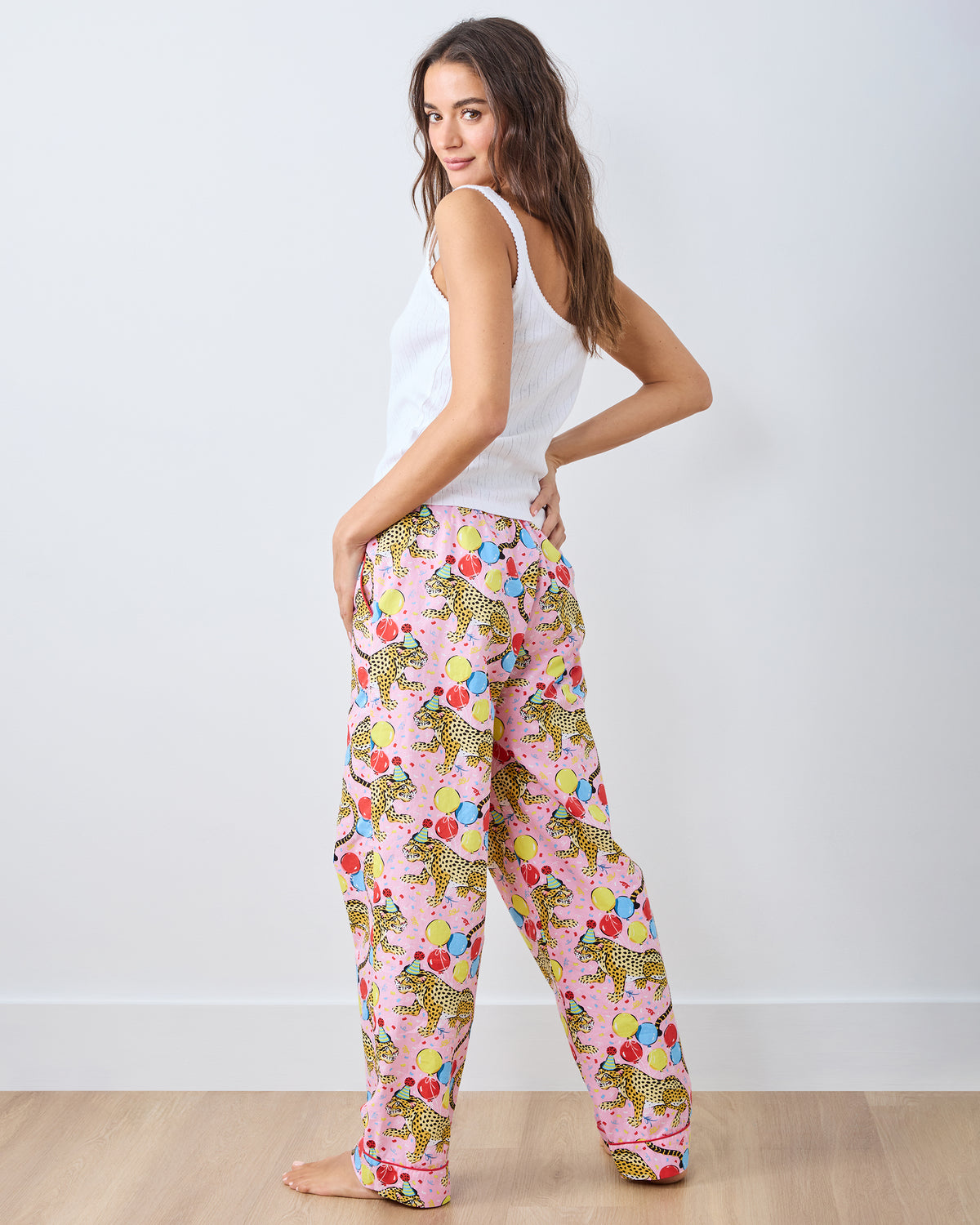Birthday Bagheera - PJ Pant - Pink Confetti - Printfresh