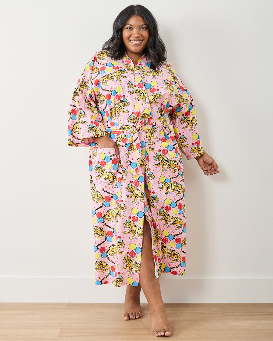 Birthday Bagheera - Long Robe - Pink Confetti - Printfresh