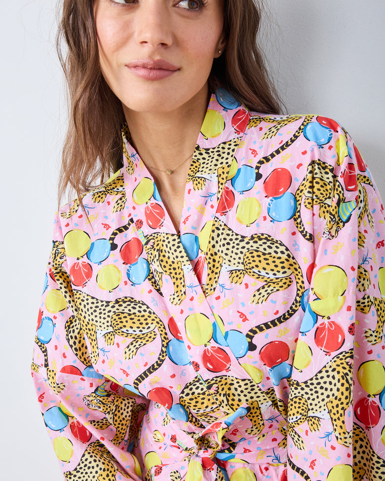 Birthday Bagheera - Long Robe - Pink Confetti - Printfresh