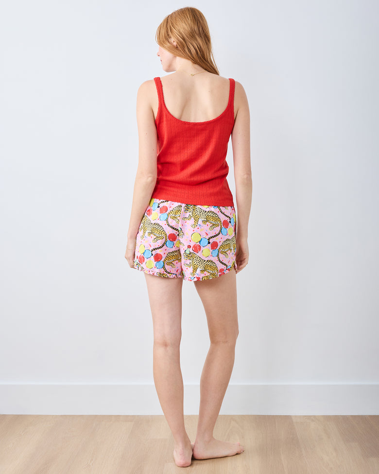 Birthday Bagheera - Ruffle Short - Pink Confetti - Printfresh