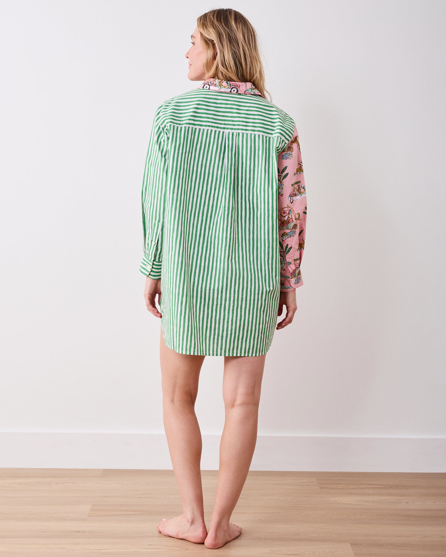 Cabana Cats - Everyday Button Down - Peach Daiquiri - Printfresh