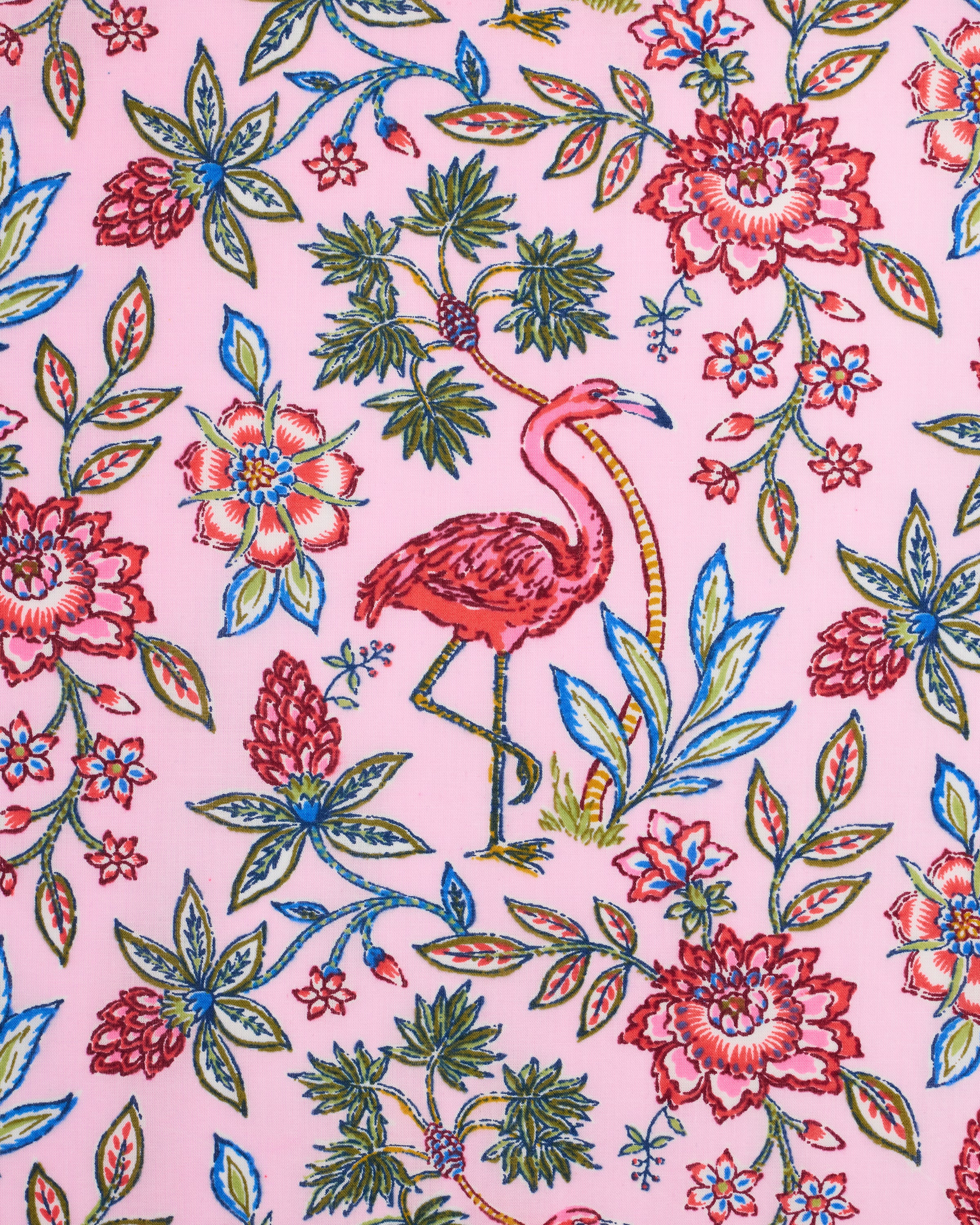 Flora Flamingo - Meredith Dress - Pink Posey – Printfresh