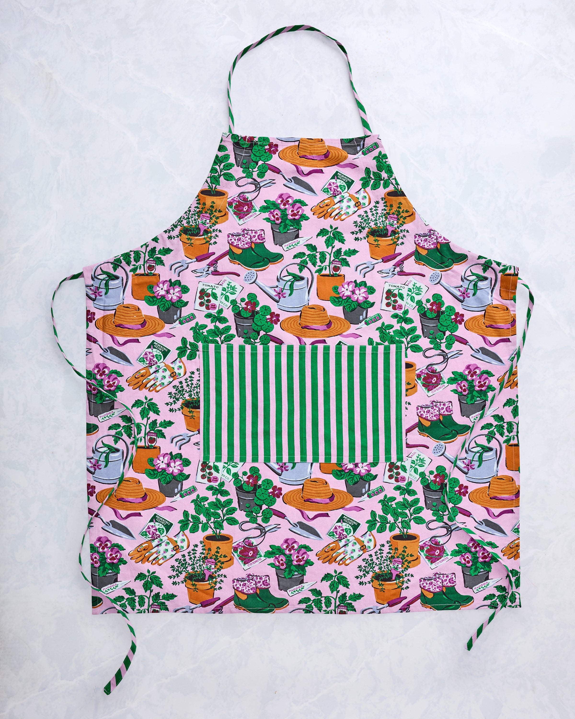 Green Thumb - Apron - Pink Cosmos – Printfresh