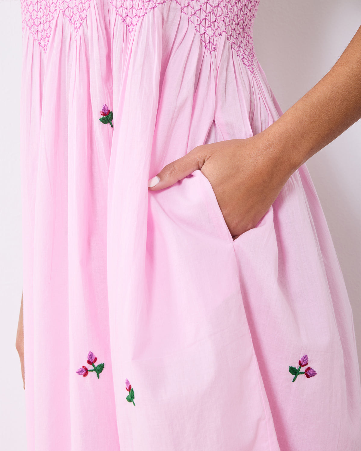 Green Thumb - Naya Nightie - Pink Cosmos - Printfresh