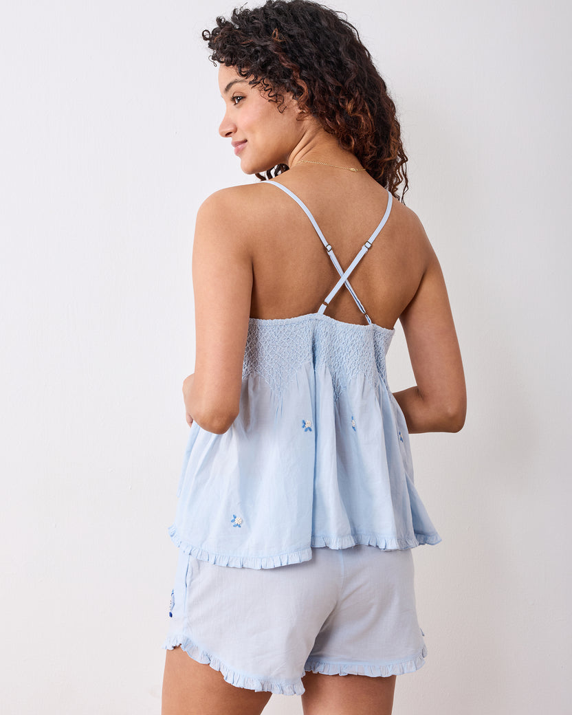 High Tea Toile - Naya Short Set - Notting Hill Blue - Printfresh