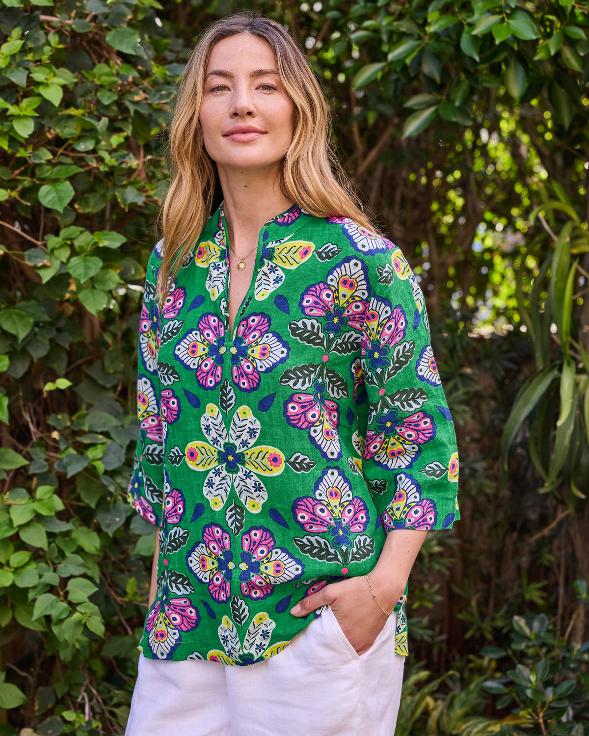 Kaleidoscope Wings - Adele Tunic - Greenhouse - Printfresh
