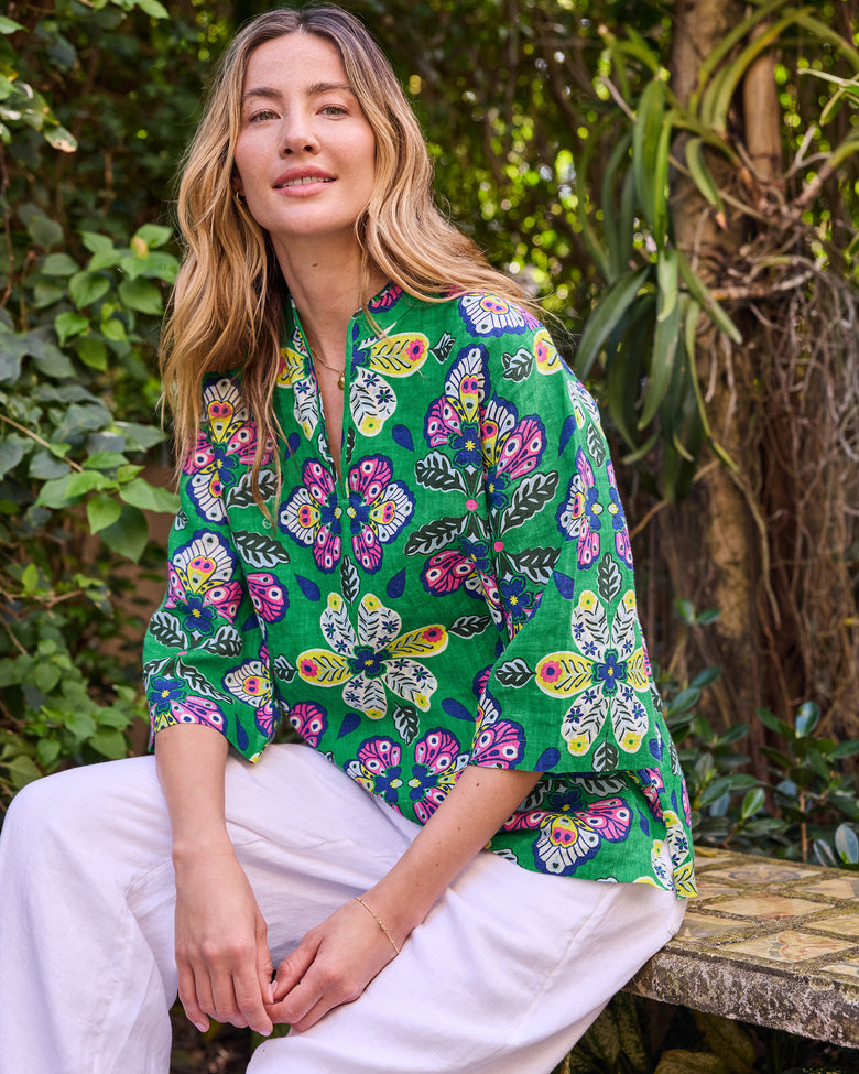 Kaleidoscope Wings - Adele Tunic - Greenhouse - Printfresh