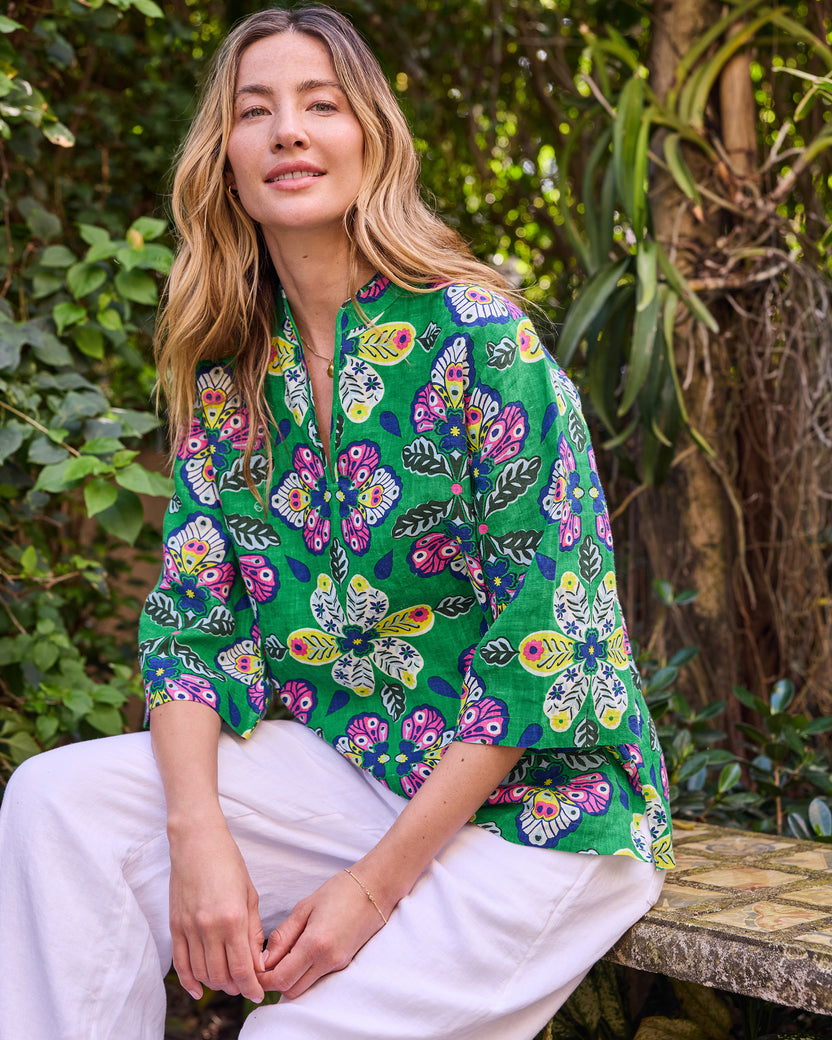 Kaleidoscope Wings - Adele Tunic - Greenhouse - Printfresh