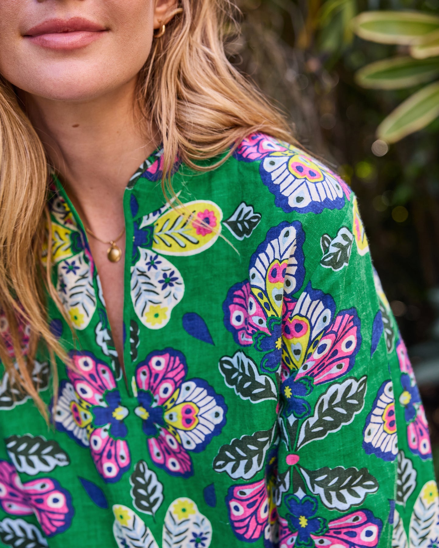 Kaleidoscope Wings - Adele Tunic - Greenhouse - Printfresh