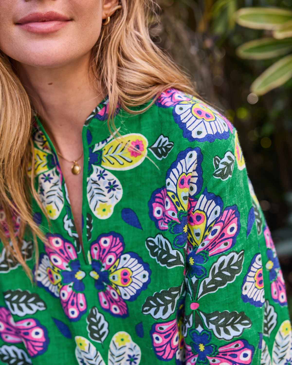 Kaleidoscope Wings - Adele Tunic - Greenhouse - Printfresh