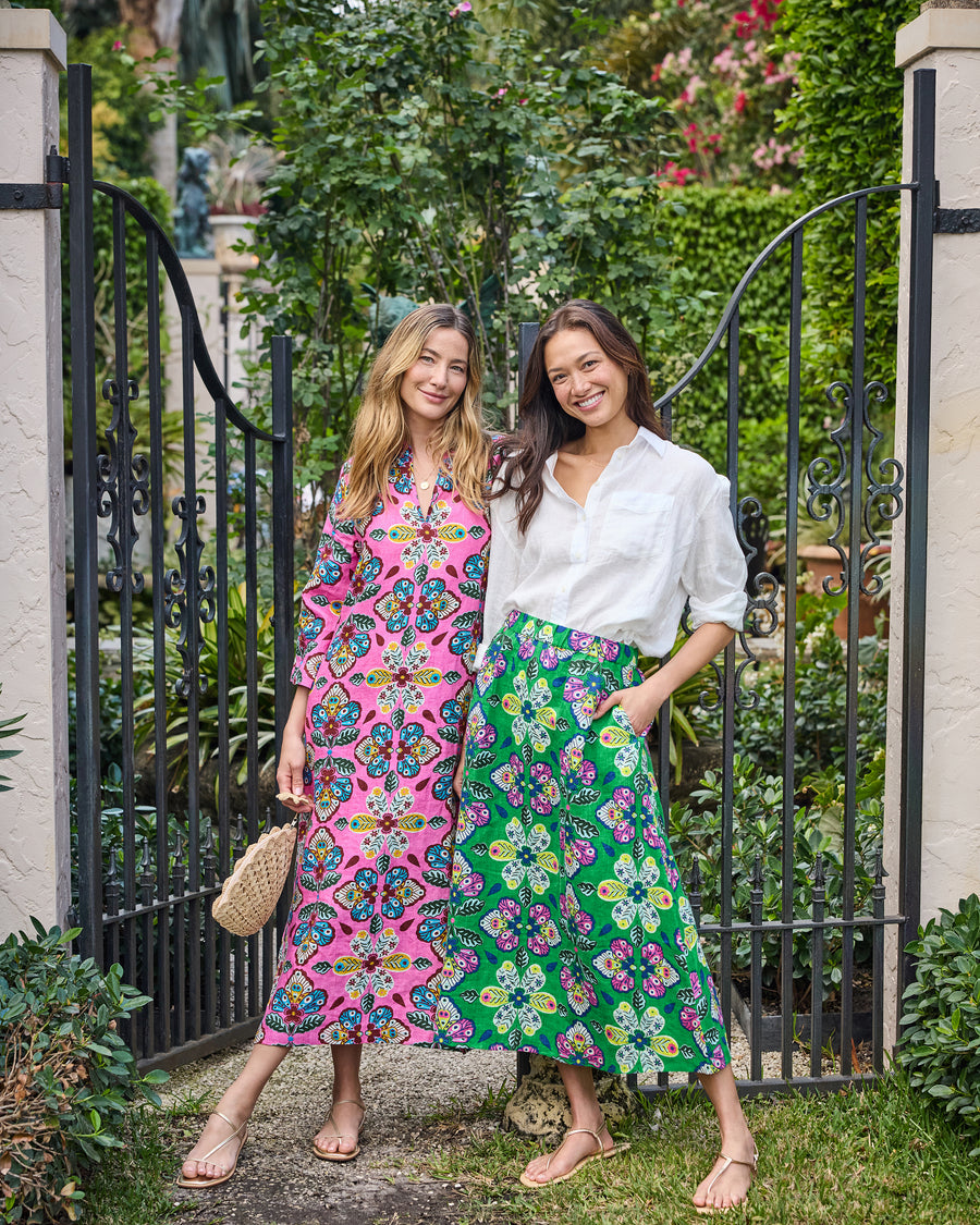 Kaleidoscope Wings - Gwyneth Skirt - Greenhouse - Printfresh