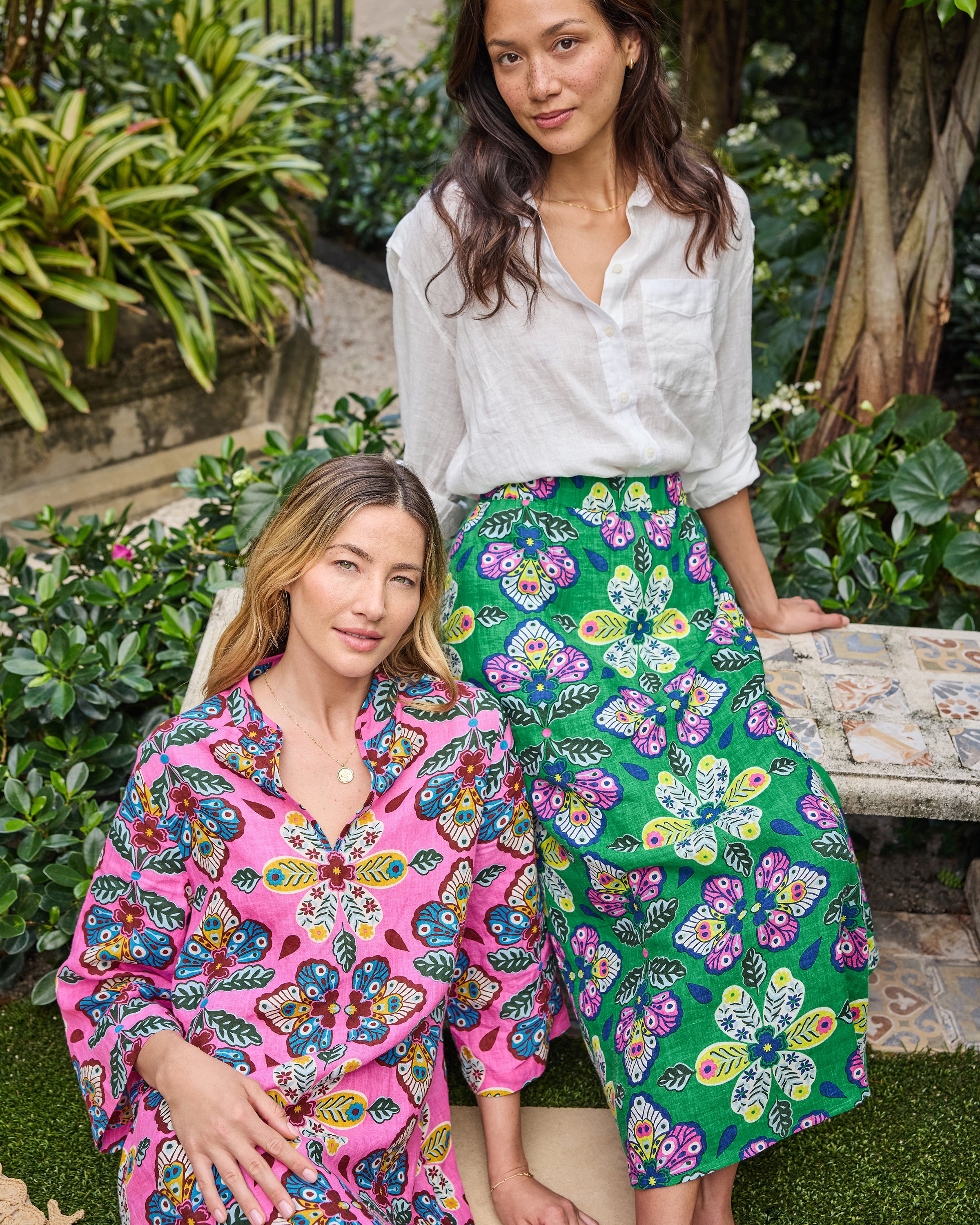 Kaleidoscope Wings - Gwyneth Skirt - Greenhouse – Printfresh
