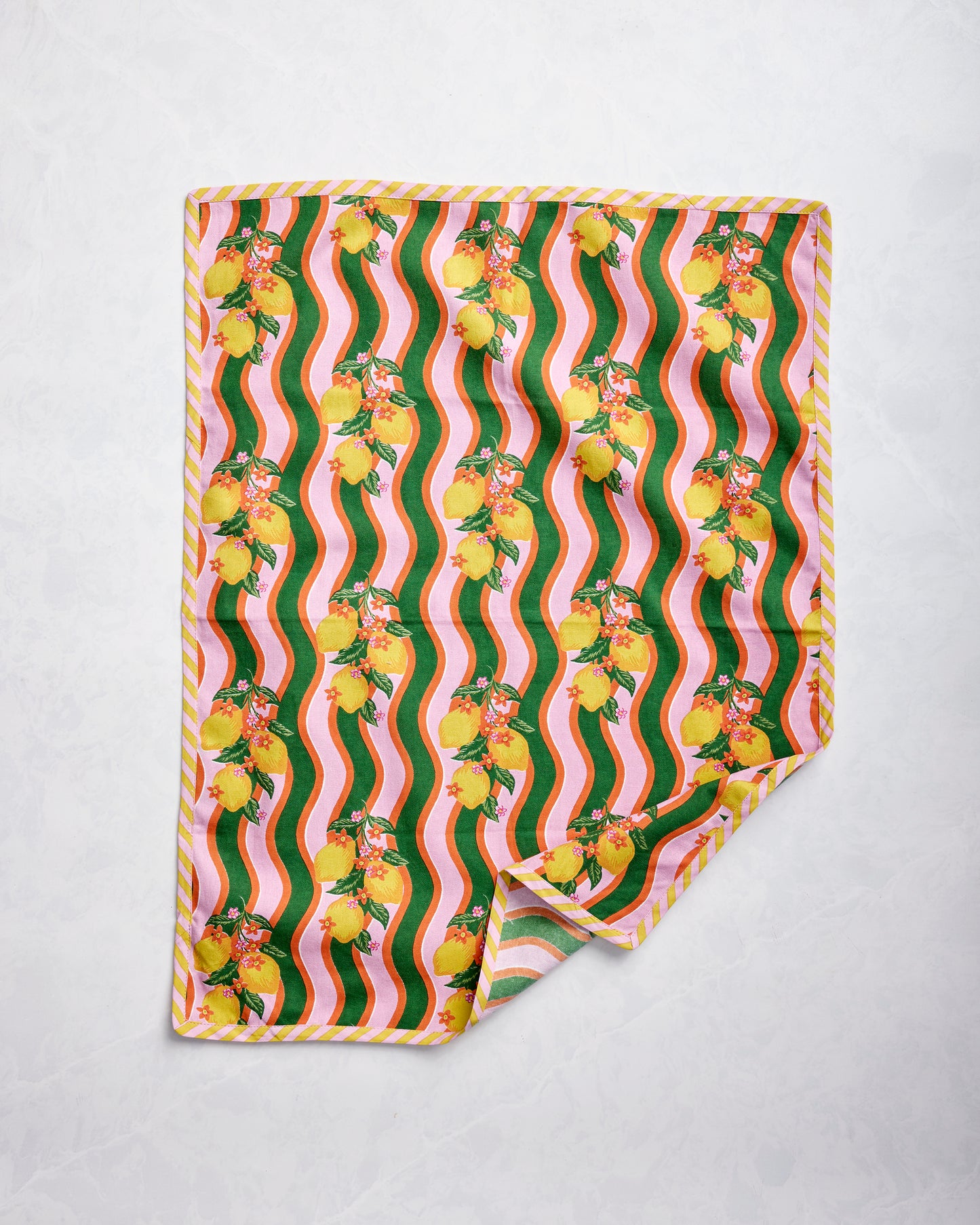 Lemon Twist - Tea Towels Set of 3 - Limoncello - Printfresh