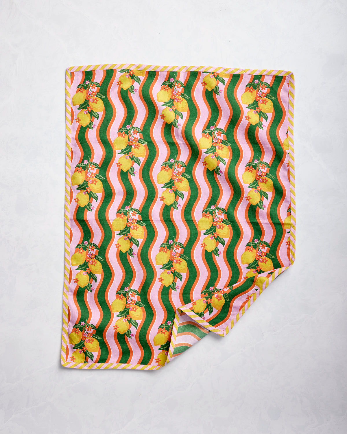 Lemon Twist - Tea Towels Set of 3 - Limoncello - Printfresh