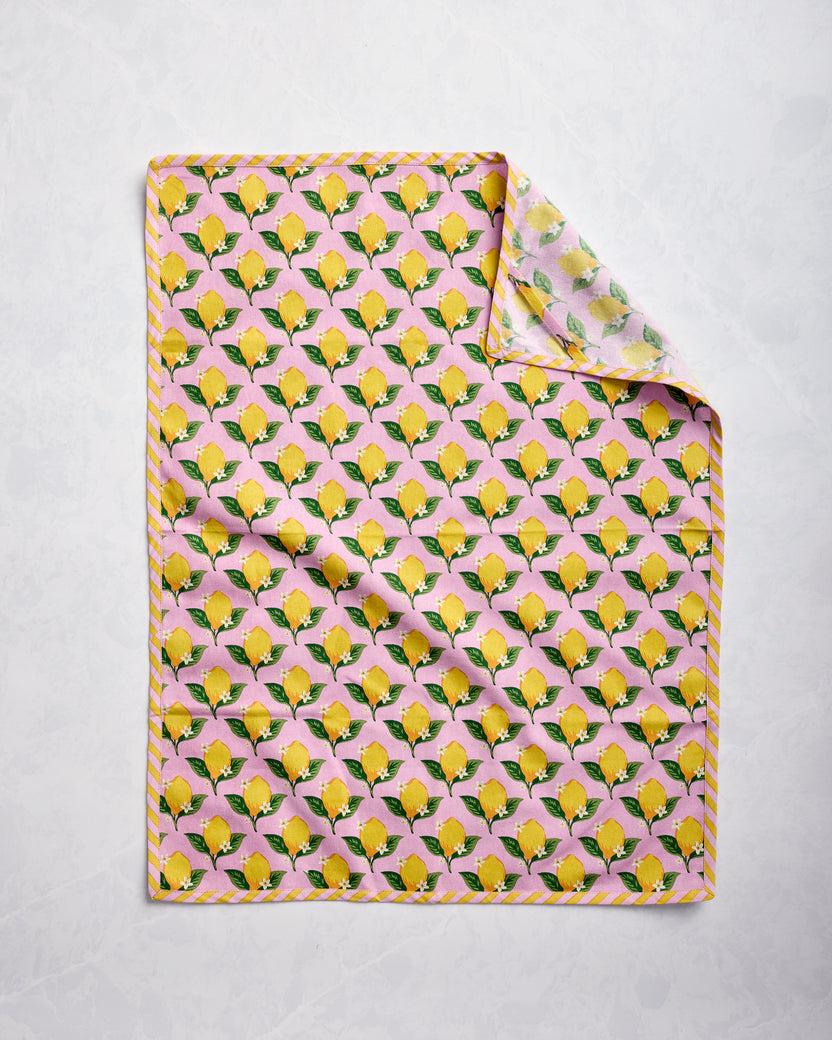 Lemon Twist - Tea Towels Set of 3 - Limoncello - Printfresh
