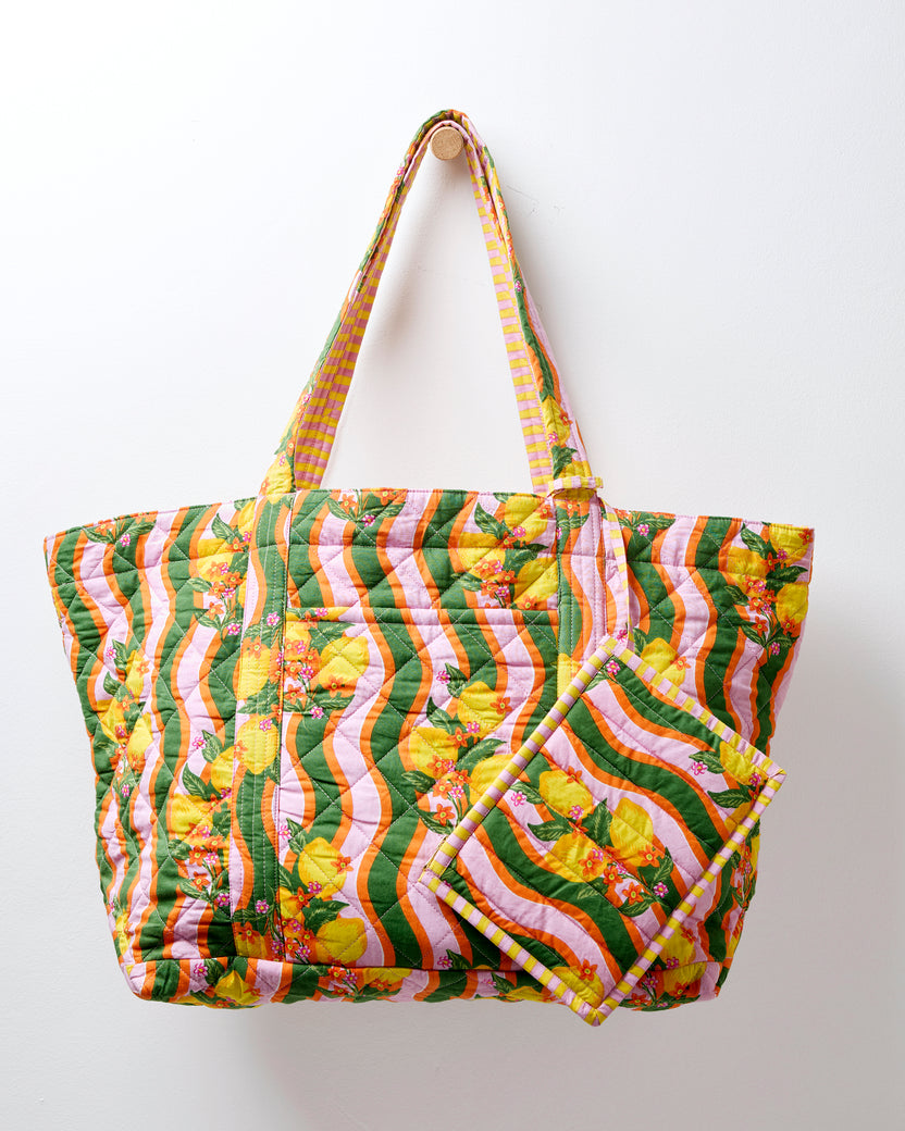 Lemon Twist - Weekender Bag - Limoncello - Printfresh