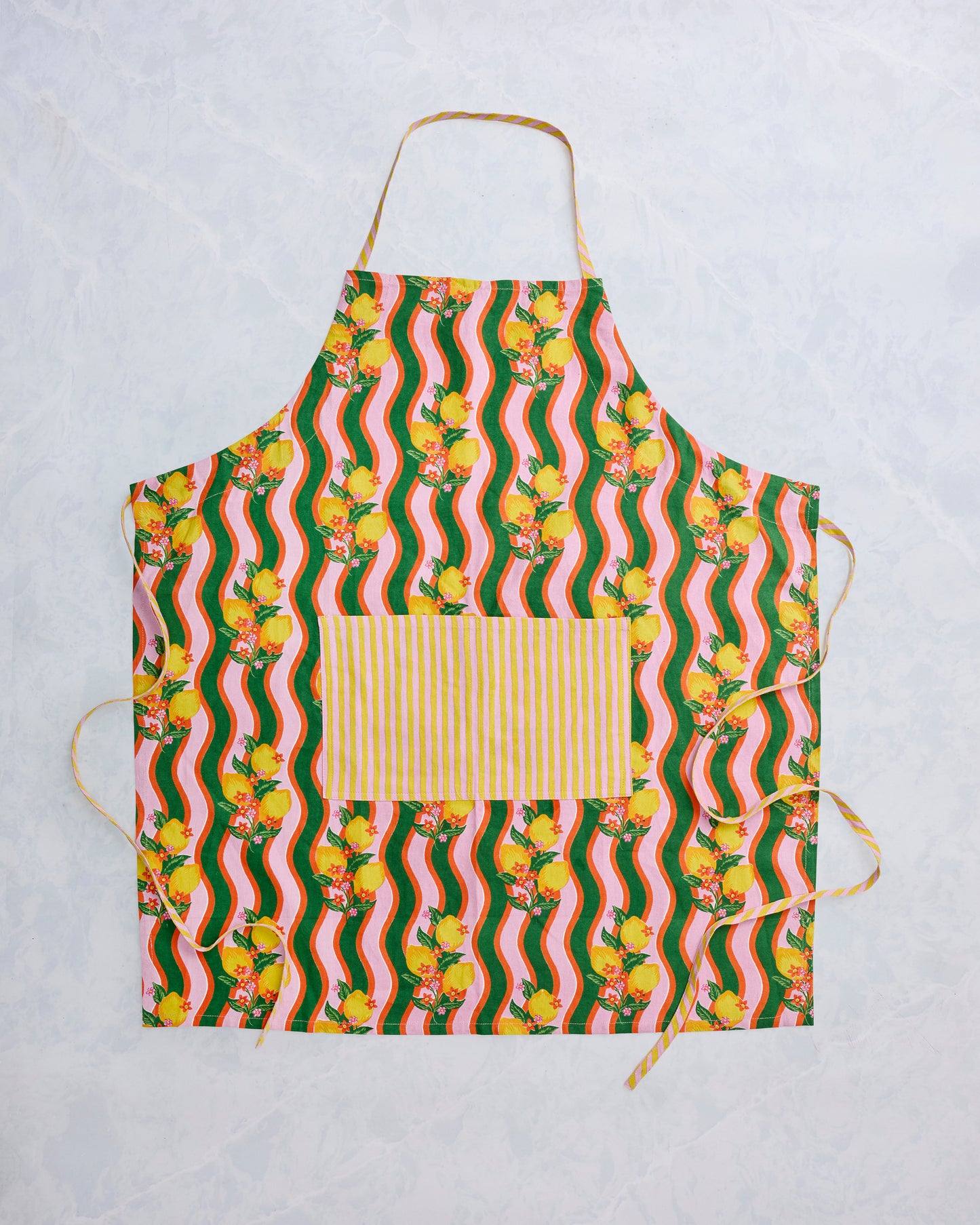 Lemon Twist - Apron - Limoncello - Printfresh