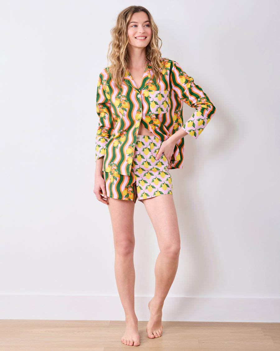 Lemon Twist - Reese Boxer Set - Limoncello - Printfresh