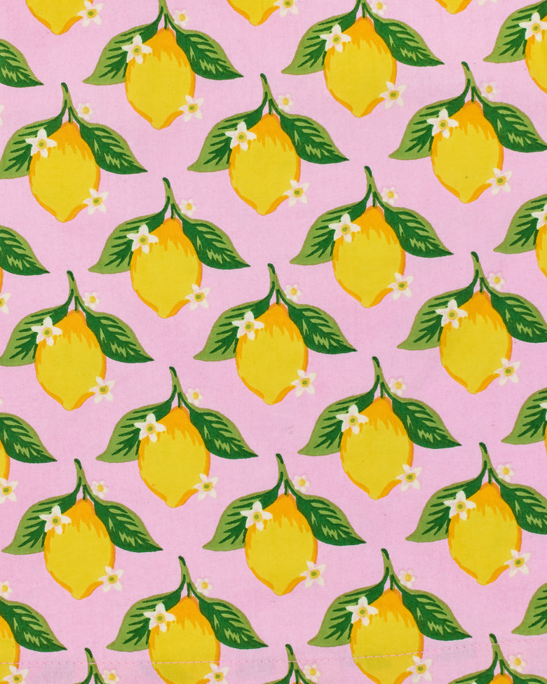 Lemon Twist - Dinner Napkins Set of 4 - Limoncello - Printfresh