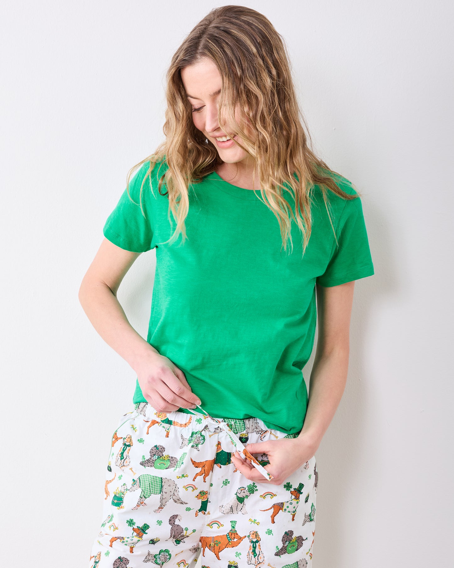 Lucky Paws - Long PJ Pants & Saturday Tee Bundle - Multi - Printfresh