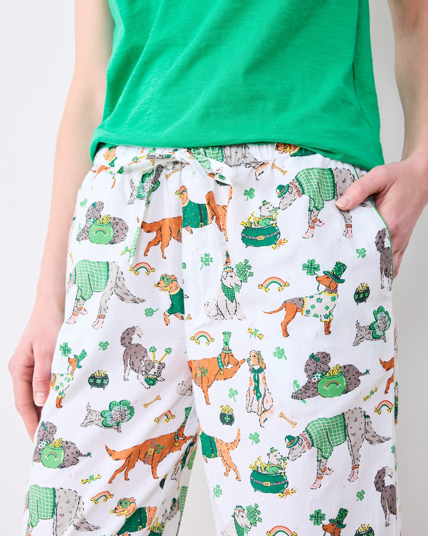 Lucky Paws - Long PJ Pants & Saturday Tee Bundle - Multi - Printfresh