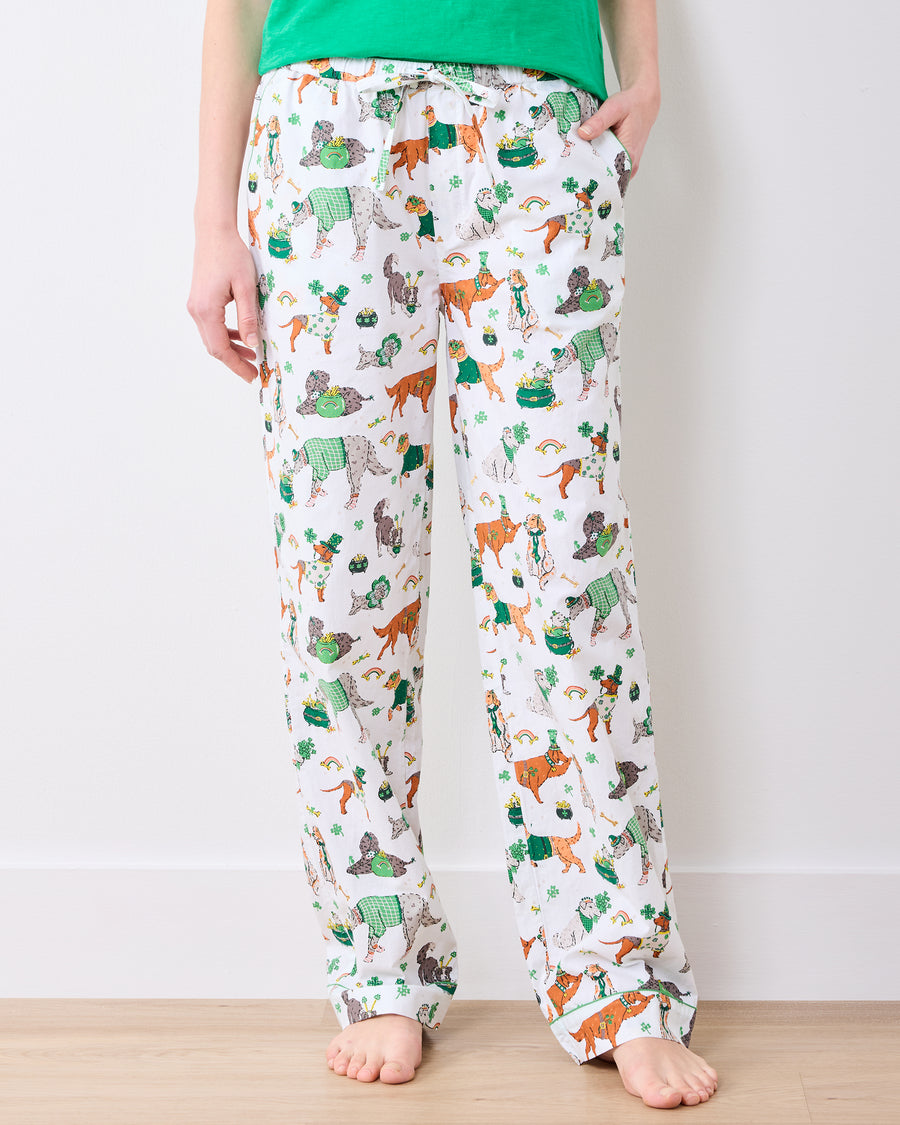 Lucky Paws - PJ Pants - Irish Cream - Printfresh