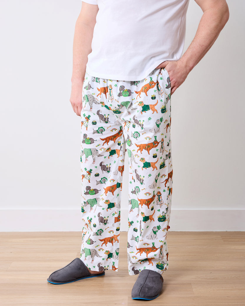 Lucky Paws - Mens PJ Pant - Irish Cream - Printfresh
