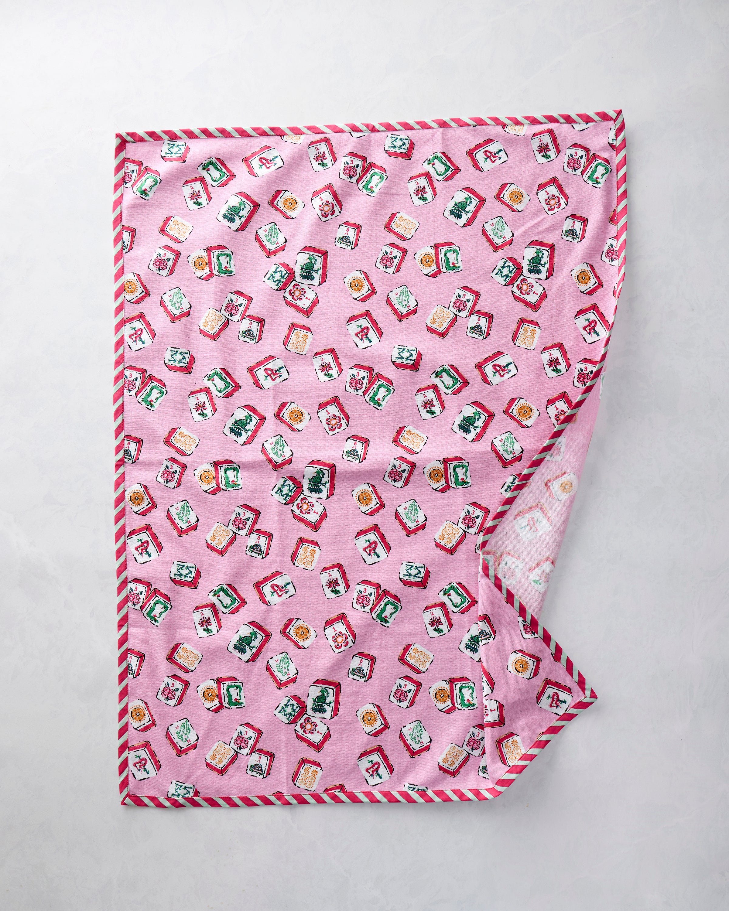 Printfresh Mah Jongg Menagerie Tea Towels
