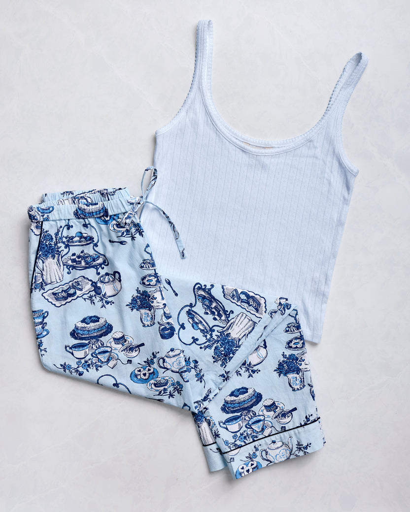 High Tea Toile - PJ Pants & Esme Tank Bundle - Multi - Printfresh