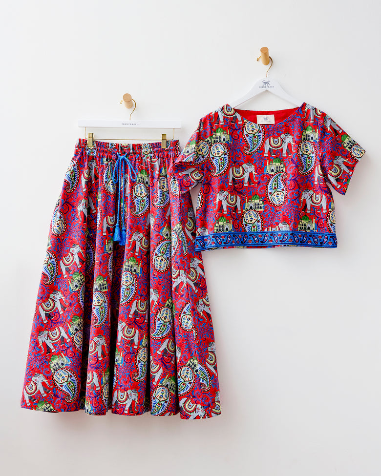 Palace Paisley - Carry On Set - Paprika - Printfresh