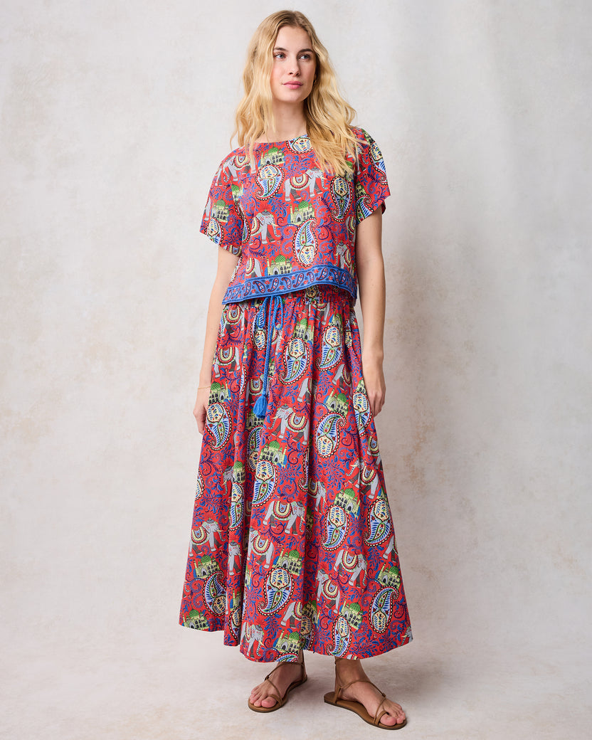 Palace Paisley - Carry On Set - Paprika - Printfresh