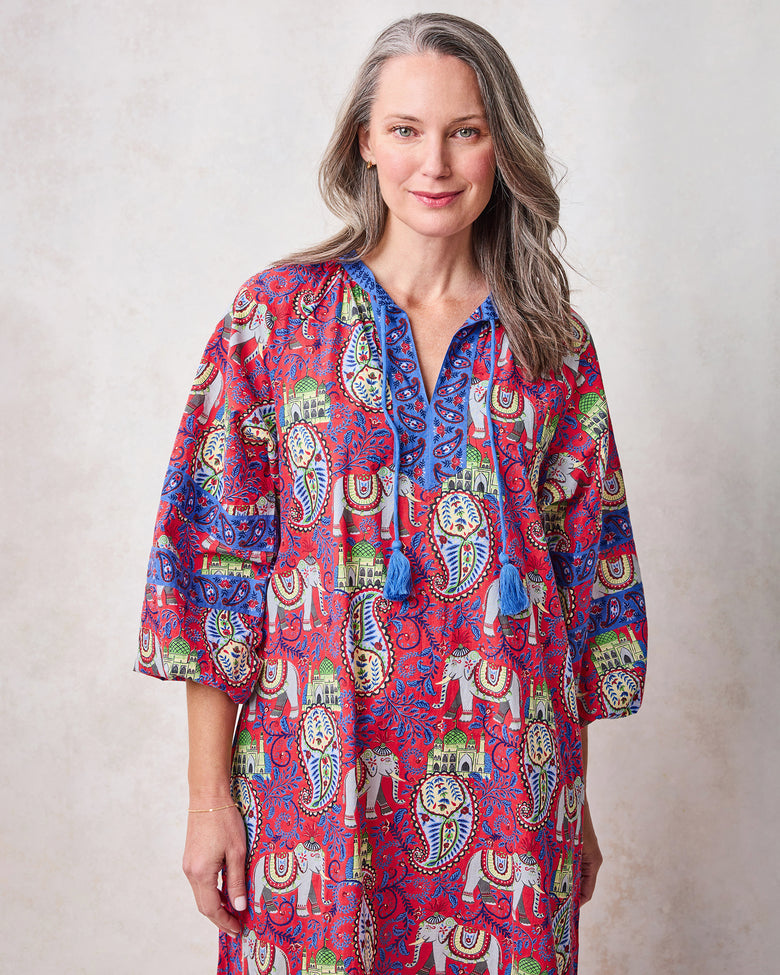 Palace Paisley - Maggie Dress - Paprika - Printfresh