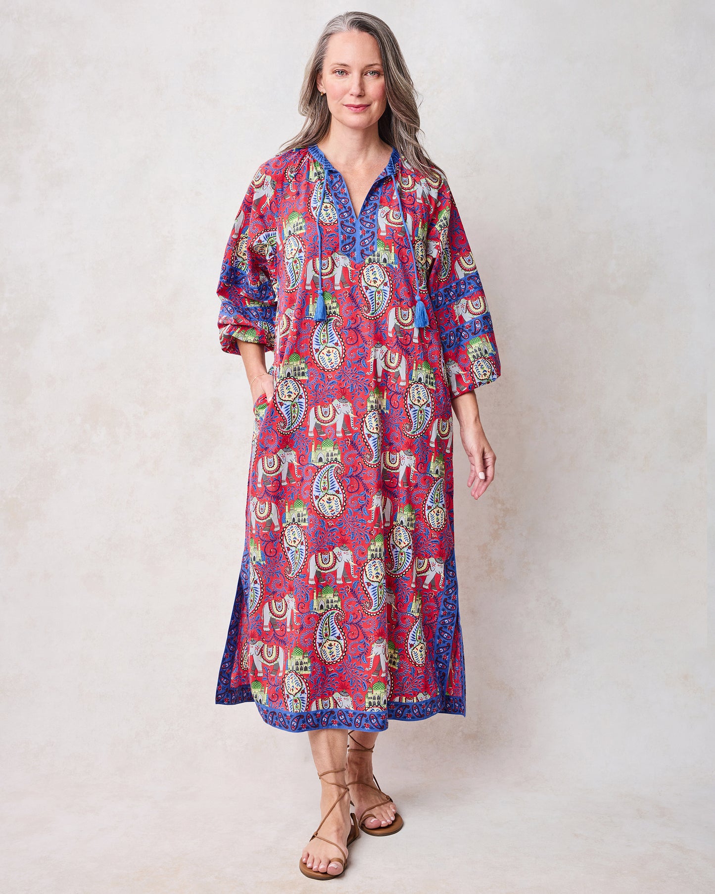 Palace Paisley - Maggie Dress - Paprika - Printfresh