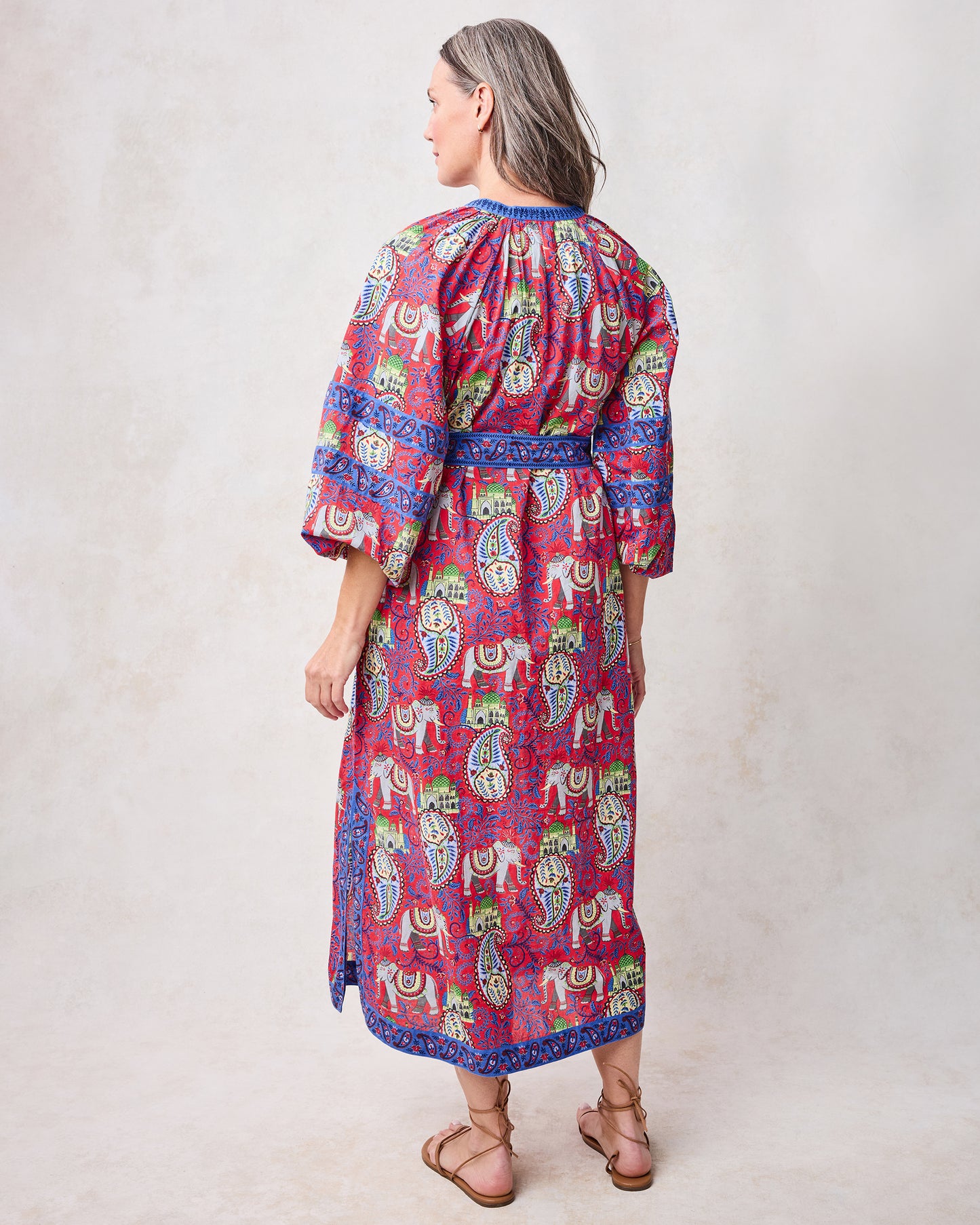 Palace Paisley - Maggie Dress - Paprika - Printfresh