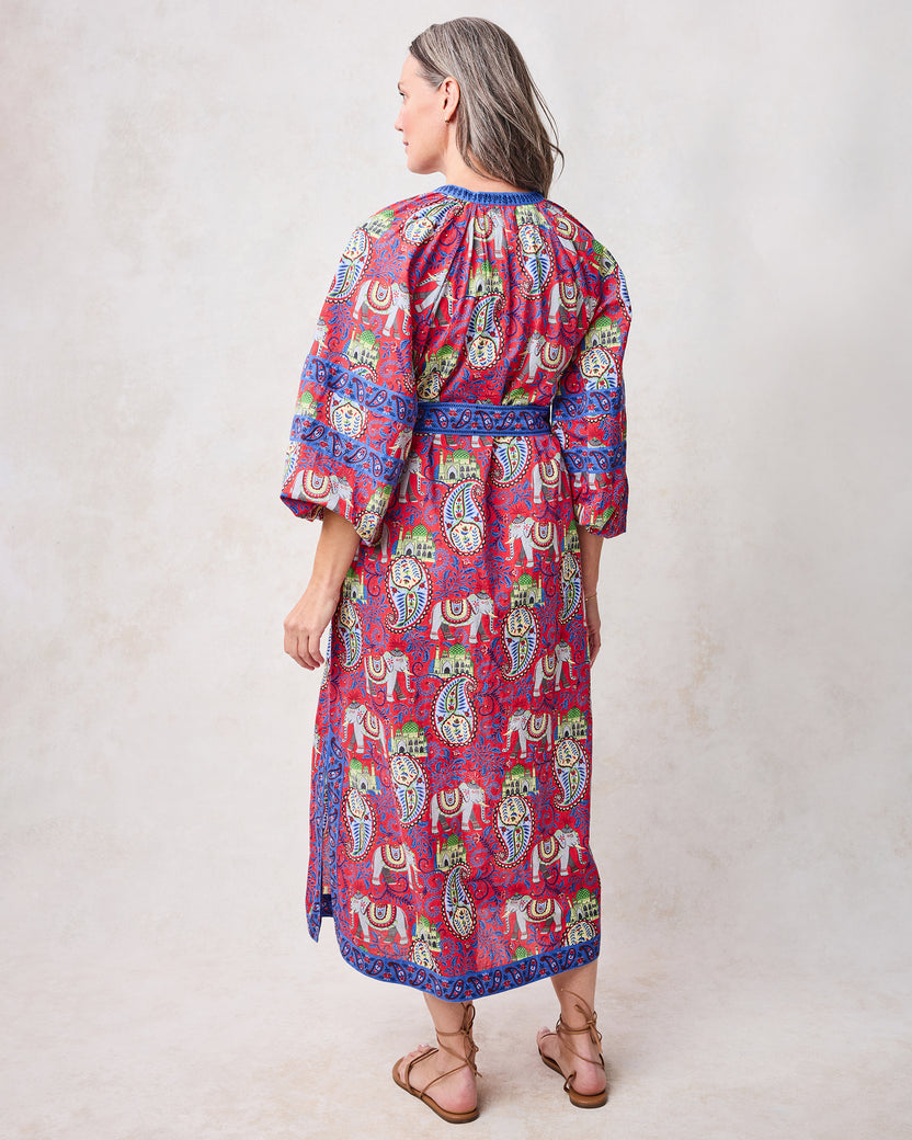 Palace Paisley - Maggie Dress - Paprika - Printfresh