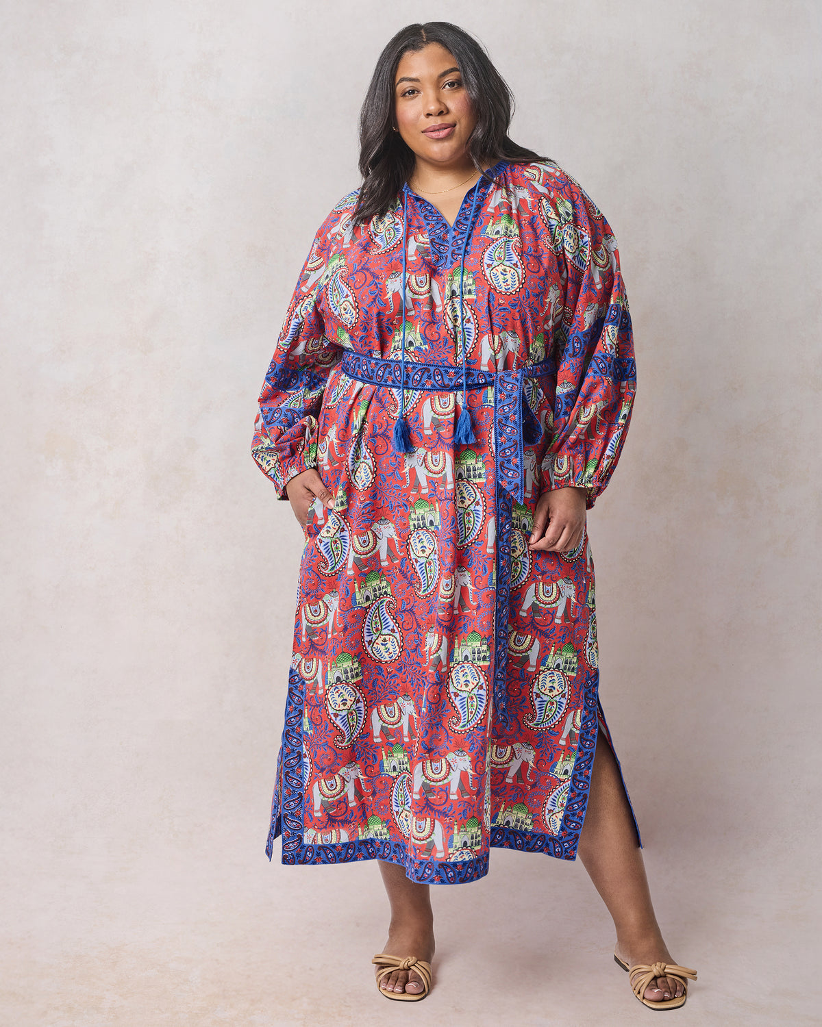 Palace Paisley - Maggie Dress - Paprika - Printfresh