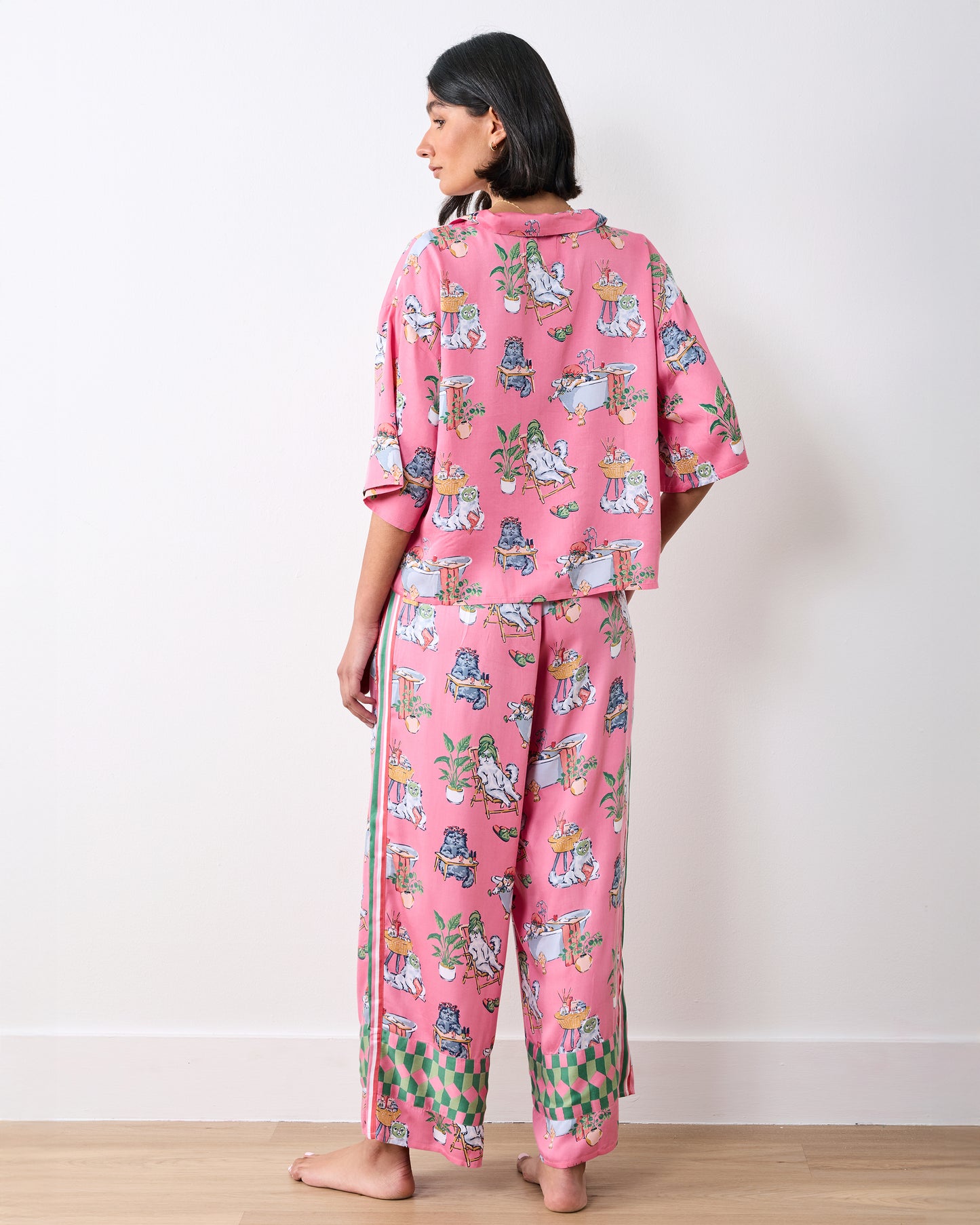 Spa Day - Eco Satin Wildest Dreams Set - Pink Polish - Printfresh