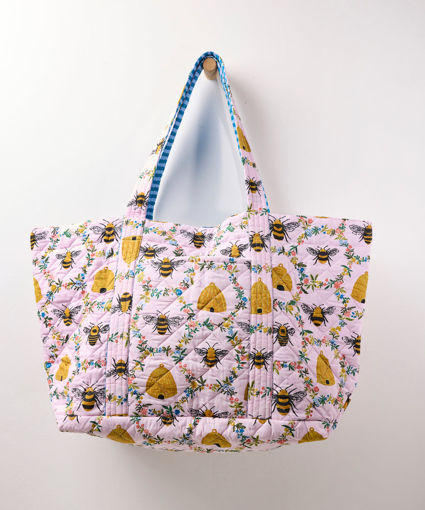Sweet Bee - Weekender Bag - Pink Petal - Printfresh