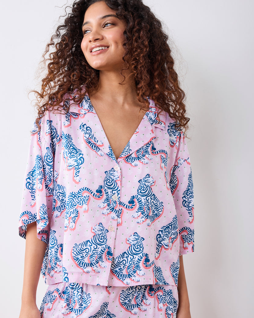 Tiger Queen - Eco Satin Wildest Dreams Set - Blush & Bashful - Printfresh